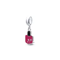 Berloque Prata Art Collection Infantil Vidro De Esmalte Esmaltado