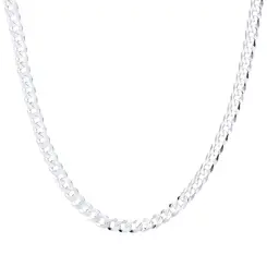 Corrente Prata Masculina Grumet 60cm 4,7mm