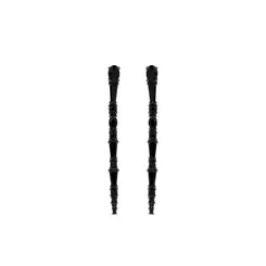 BRINCO RÓDIO NEGRO ZIRCÔNIA PRETO