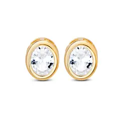 Brinco Prata Leve Gold Sun Flor Girassol