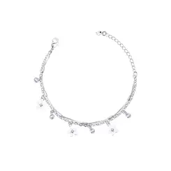 Pulseira Prata Leve Petit Flor