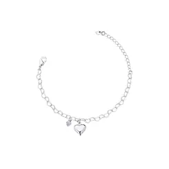 Pulseira Prata Leve Petit Coração