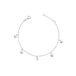Pulseira Prata Fundo do Mar