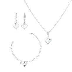 Conjunto Prata Leve Petit Coração