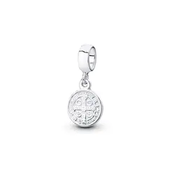 Berloque Prata Art Collection Medalha São Bento