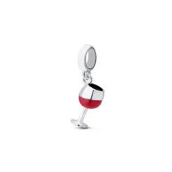 Berloque Prata Art Collection Taça de Vinho