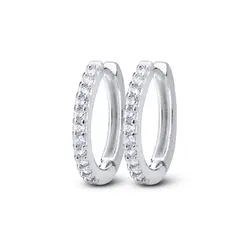 Brinco Prata Argola Click G