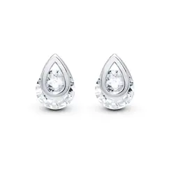 Brinco Prata Gota Zircônia