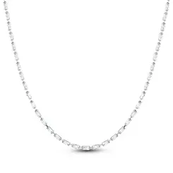 Choker Prata Leve Riviera Zircônias Retangulares Finas
