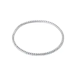 Bracelete Prata Rodinada Riviera Redonda PP Branca