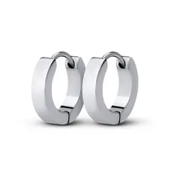 Brinco Aço Argola Click Larga M