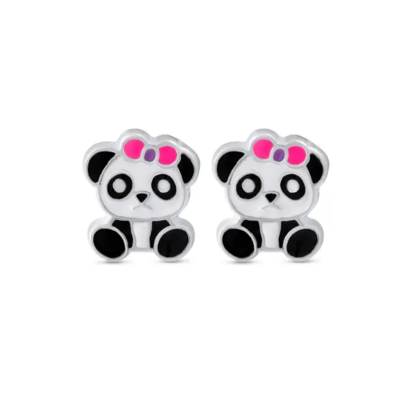 Brinco Prata Panda
