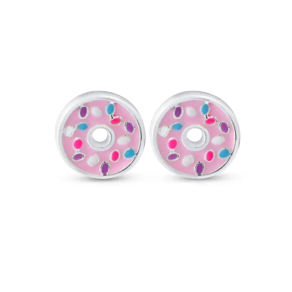 Brinco Prata Donuts