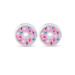 Brinco Prata Donuts
