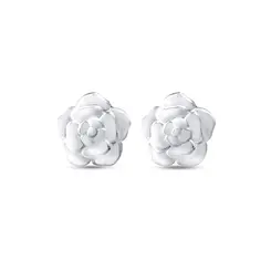Brinco Prata Infantil Flor