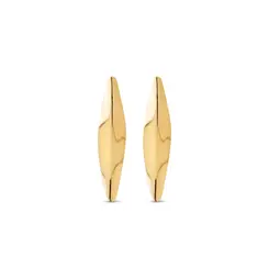 Brinco Folheado a Ouro 18k Liso
