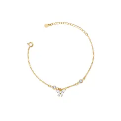 Pulseira Folheado a Ouro 18k Borboleta e Zircônias