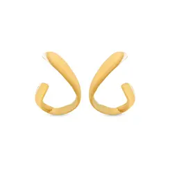 Brinco Folheado a Ouro 18k Aro Torcido