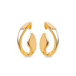 Brinco Folheado a Ouro 18k Aro Torcido