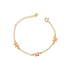 Pulseira Folheado a Ouro 18k Borboletas