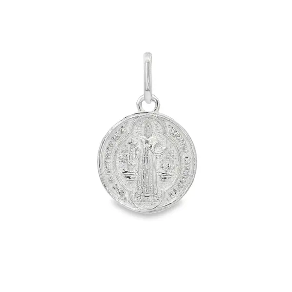 Pingente Prata Medalha São Bento