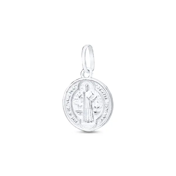 Pingente Prata Medalha São Bento