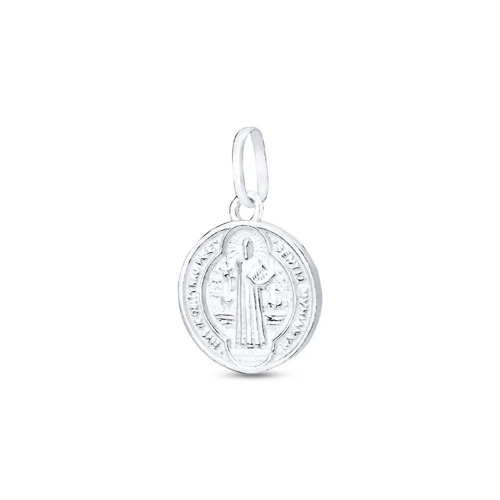 Pingente Prata Medalha São Bento