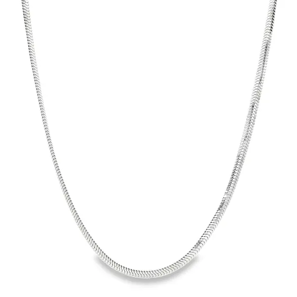 Gargantilha Prata Lacraia 45cm 2,5mm