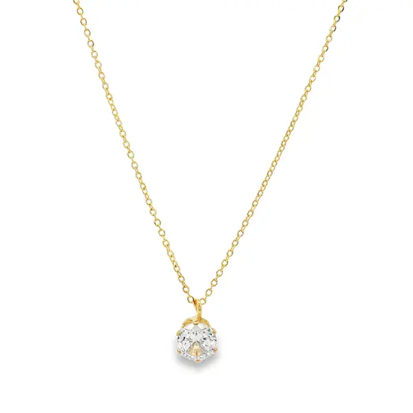 Gargantilha Folheado a Ouro 18k Ponto Luz