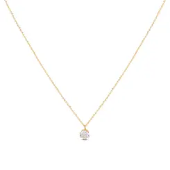 Gargantilha Folheado a Ouro 18k Ponto Luz