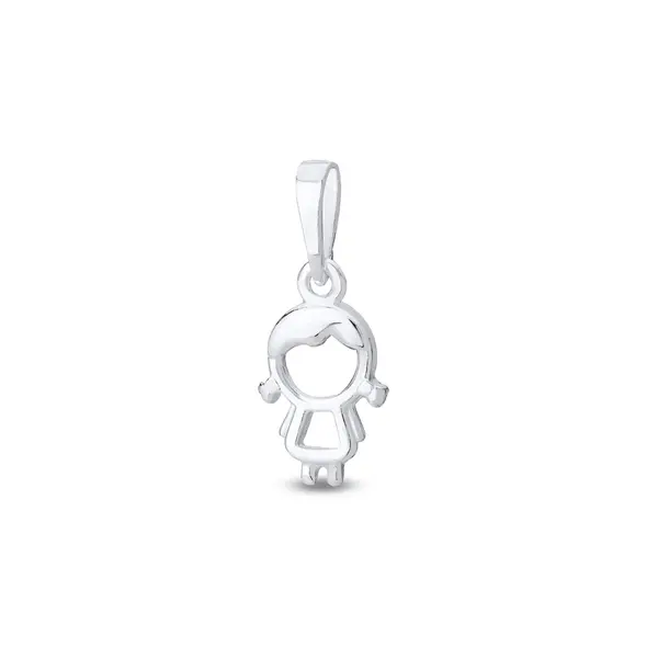 Pingente Prata Menina
