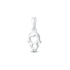 Pingente Prata Menina