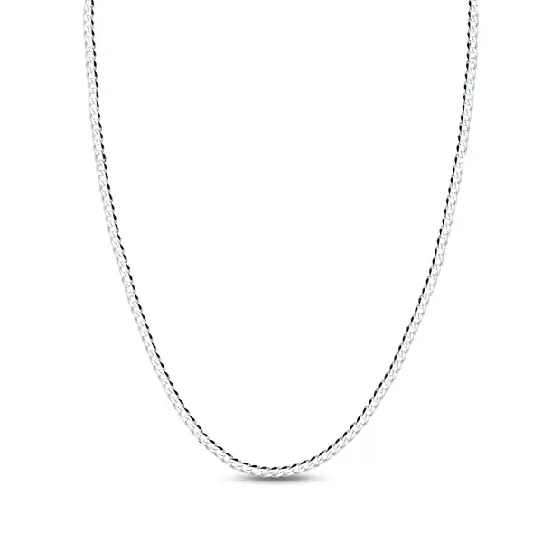 Corrente Prata Grumet 60cm 2,0mm