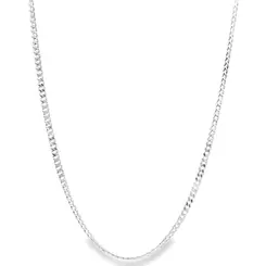 Corrente Prata Grumet 60cm 2,0mm