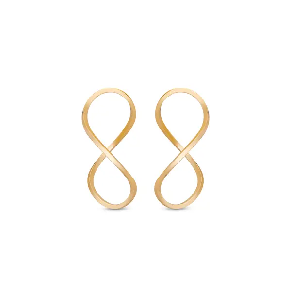 Brinco Folheado a Ouro 18k Gota Torcido P