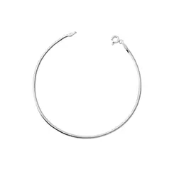 Pulseira Prata Lacraia 18cm 1,6mm