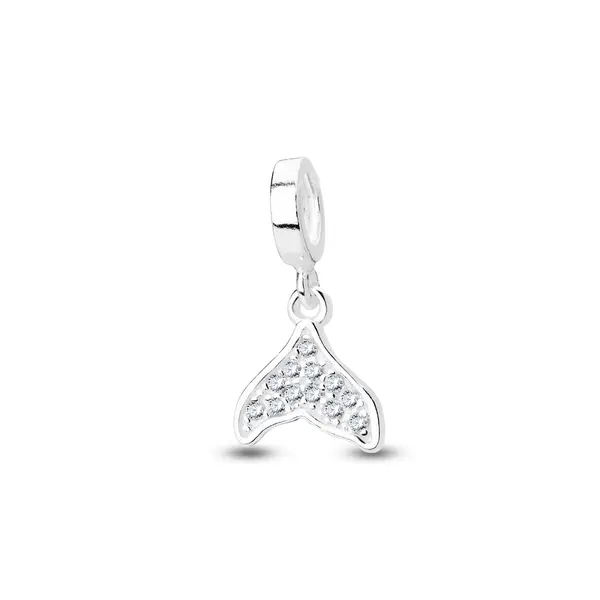 Berloque Prata Art Colection Cauda Cravejada