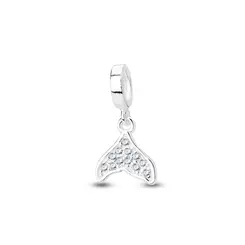 Berloque Prata Art Colection Cauda Cravejada