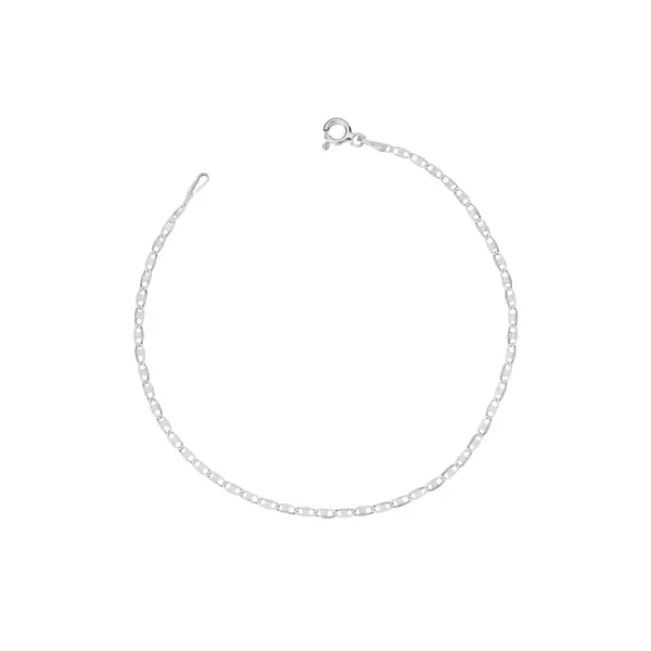 Pulseira Prata Piastrini 18cm 1,7mm