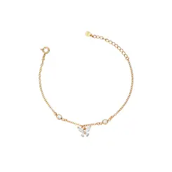 Pulseira Folheado a Ouro 18k Borboleta