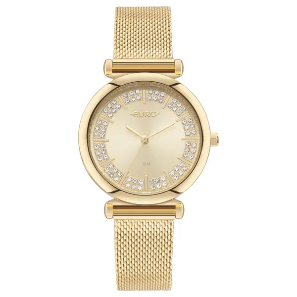 Relógio Euro Feminino Glitz Dourado EU2035YZG/4D