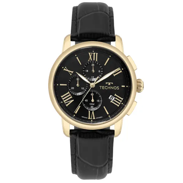 Relógio Technos Masculino Grandtech Dourado JS15ENX/0P