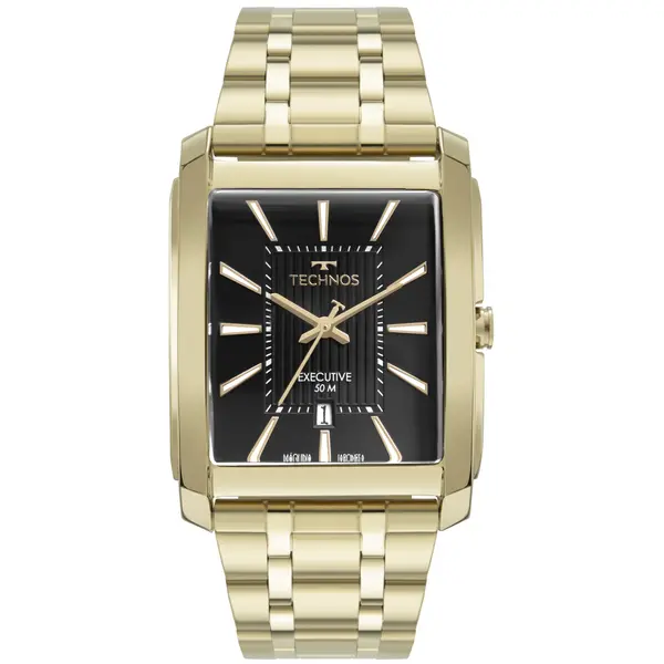 Relógio Technos Masculino Executive Dourado 2117LDM/1P