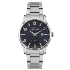 Relógio Technos Masculino Steel Prata 2115TZE/1A