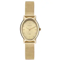 Relógio Euro Feminino Mesh Oval Dourado EU2035ZBW/4D