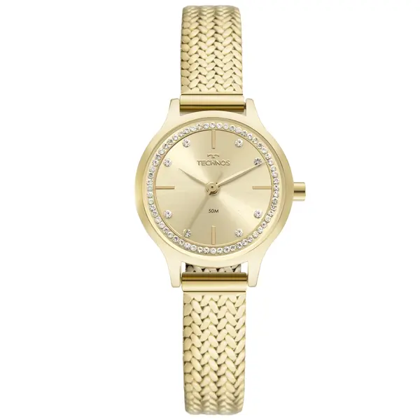 Relógio Technos Feminino Mini Dourado GL30FR/1X