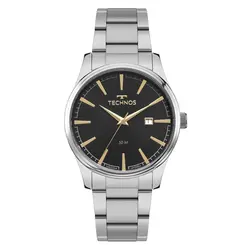 Relógio Technos Masculino Steel Prata 2115TZG/1P