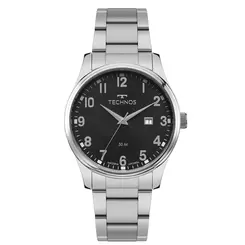 Relógio Technos Masculino Steel Prata 2115TZC/1P