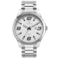 Relógio Technos Masculino Racer Prata 2115MOLS/1B