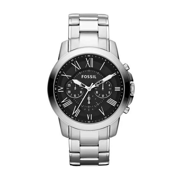 Relógio Fossil Masculino Grant Prata FS4736/1PN